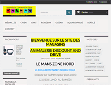 Tablet Screenshot of animaleriediscountanddrive.com